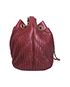 Coco Pleated Drawstring Bag, side view